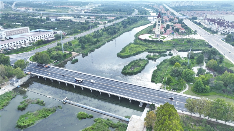 南山路沽河橋維修工程竣工通車